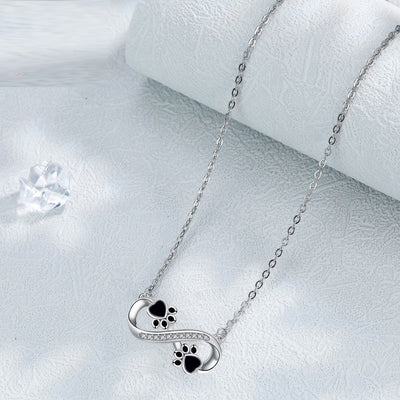 Marielle | Zircon Paw Necklace