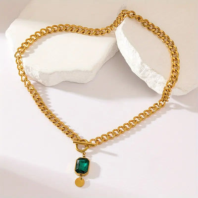 Marisse | Golden Pendant Necklace