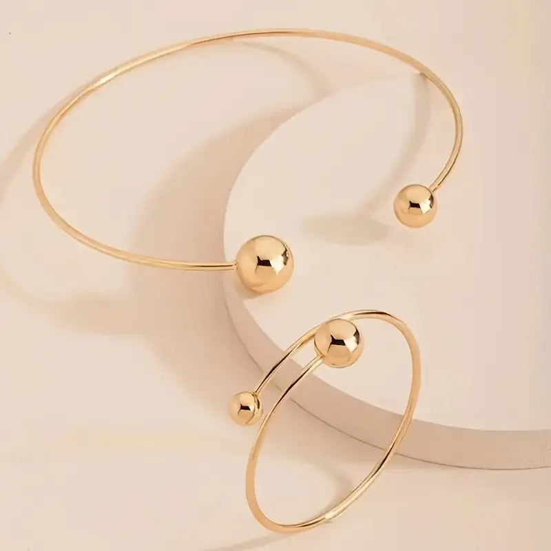 Serena | Glow Cuff Set - Gold