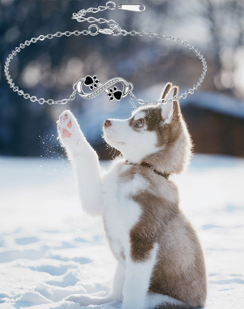 Meliora | Infinity Paw Bracelet