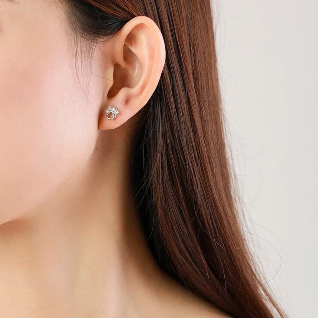 Amaris | Paw Stud Earrings