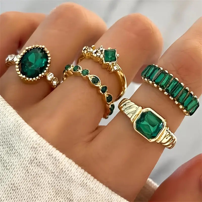 Zarina | Gold Ring Set