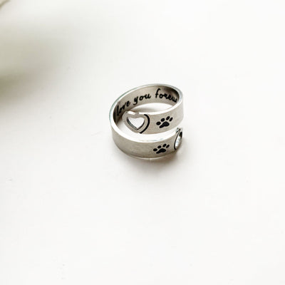 Alvarese | Heart Twist Ring