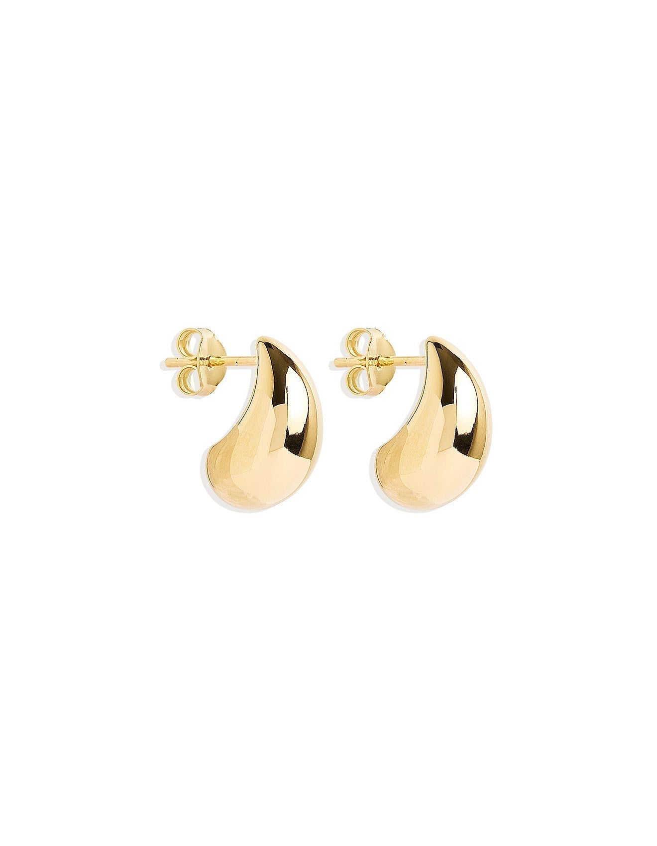 Saphira | Golden Drop Earrings - Gold