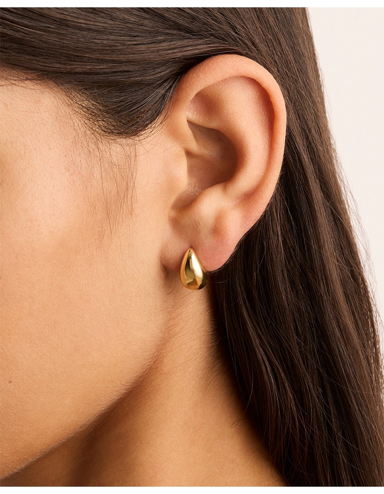 Saphira | Golden Drop Earrings - Gold
