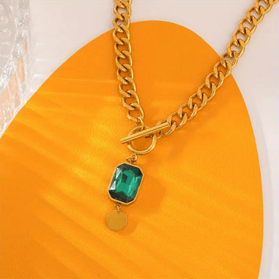 Marisse | Golden Pendant Necklace