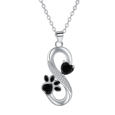 Felora | Infinity Paw Necklace