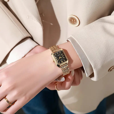 Regina | Link Gold Watch - Gold