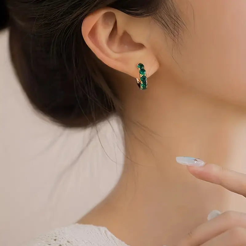 Noelia | Golden Drop Earrings