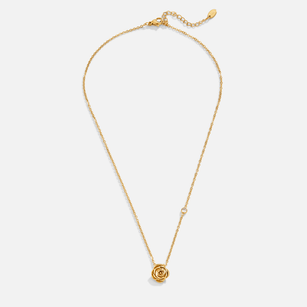 Rivelle | Golden Rose Pendant
