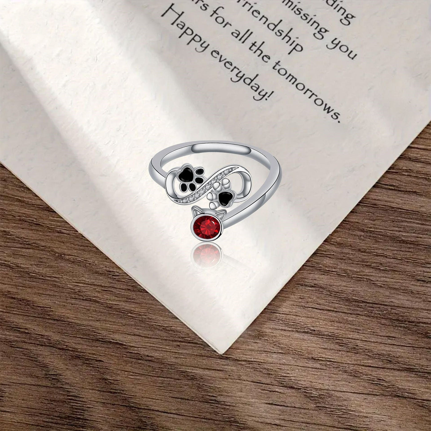 Mireille | Paw Adjustable Ring