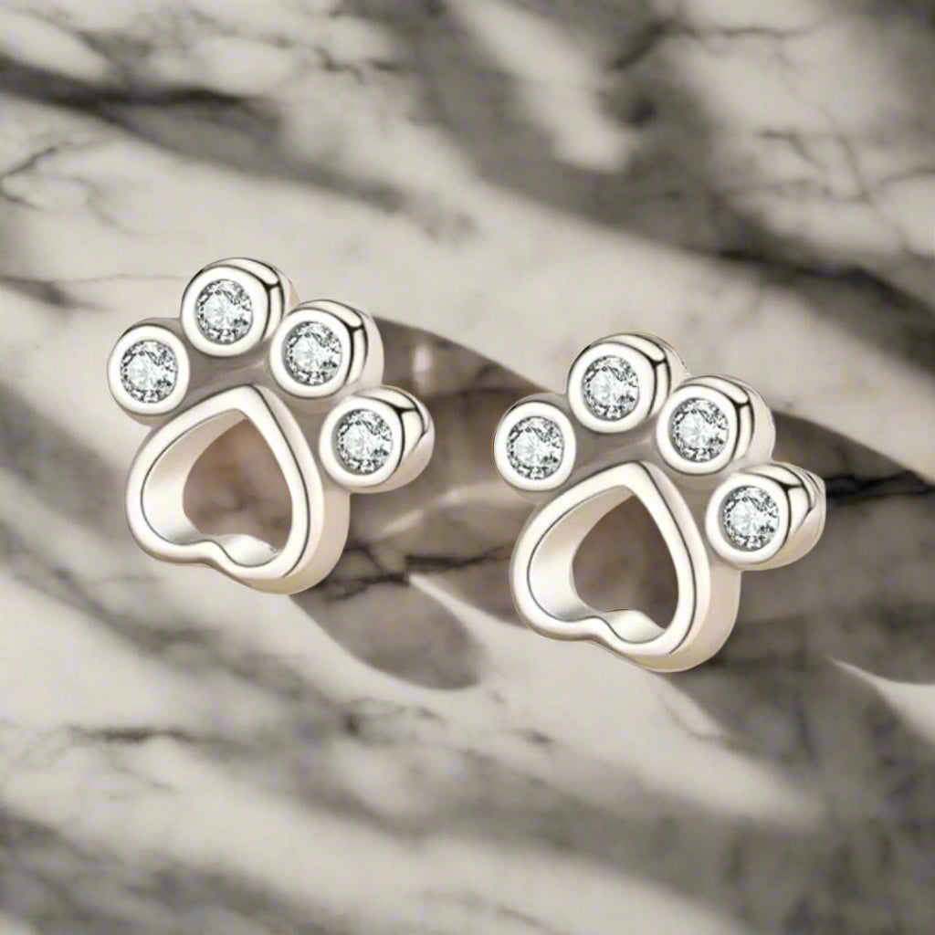 Amaris | Paw Stud Earrings