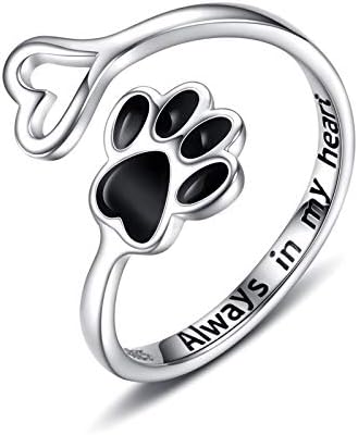 Camille | Paw Heart Ring