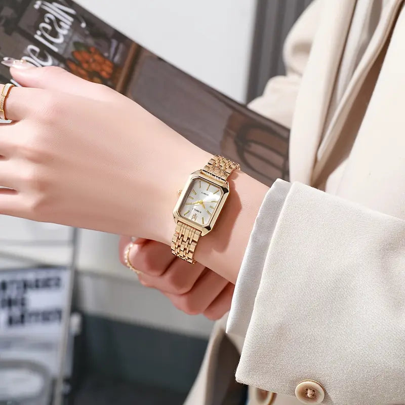 Regina | Link Gold Watch - Gold