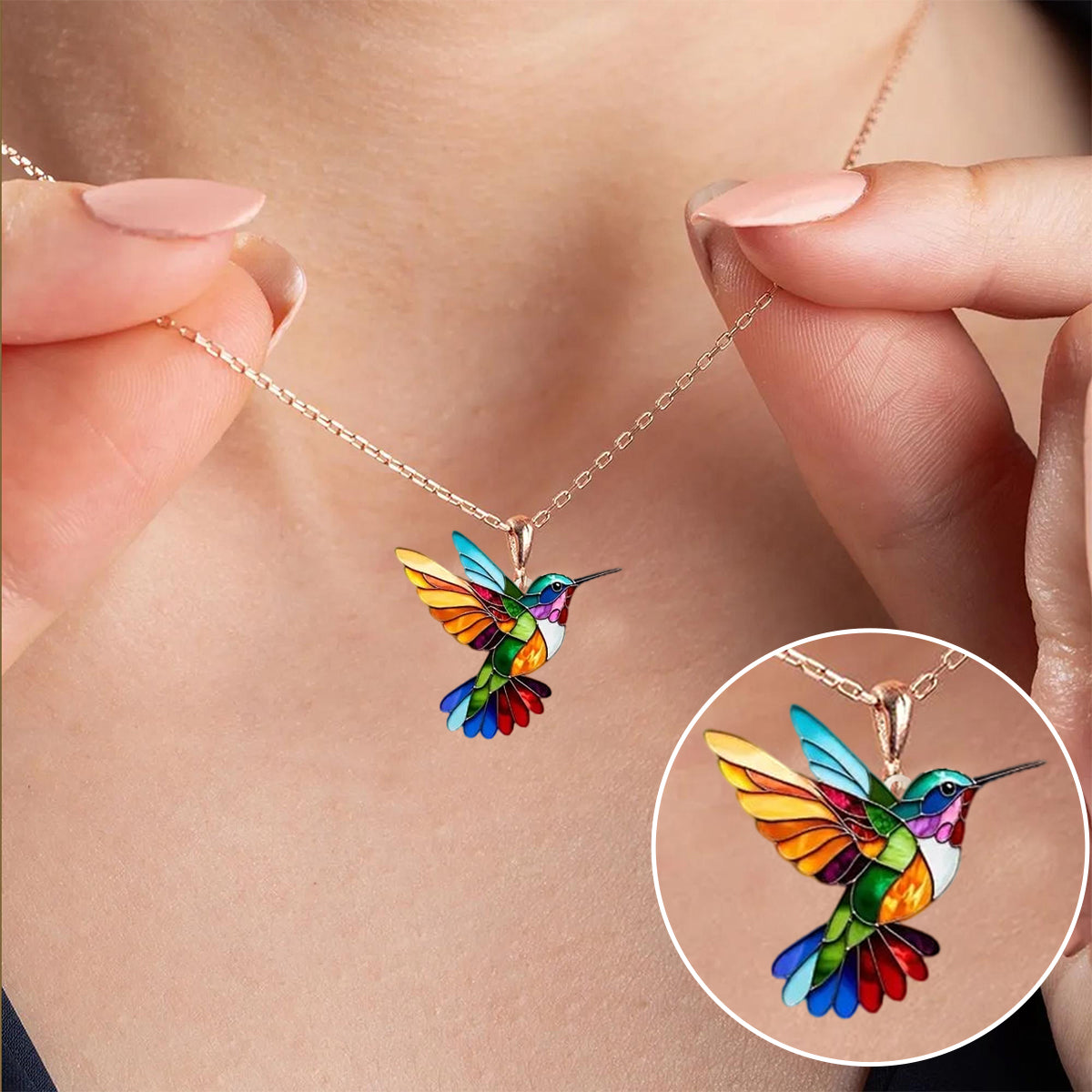 Liora | Hummingbird Necklace