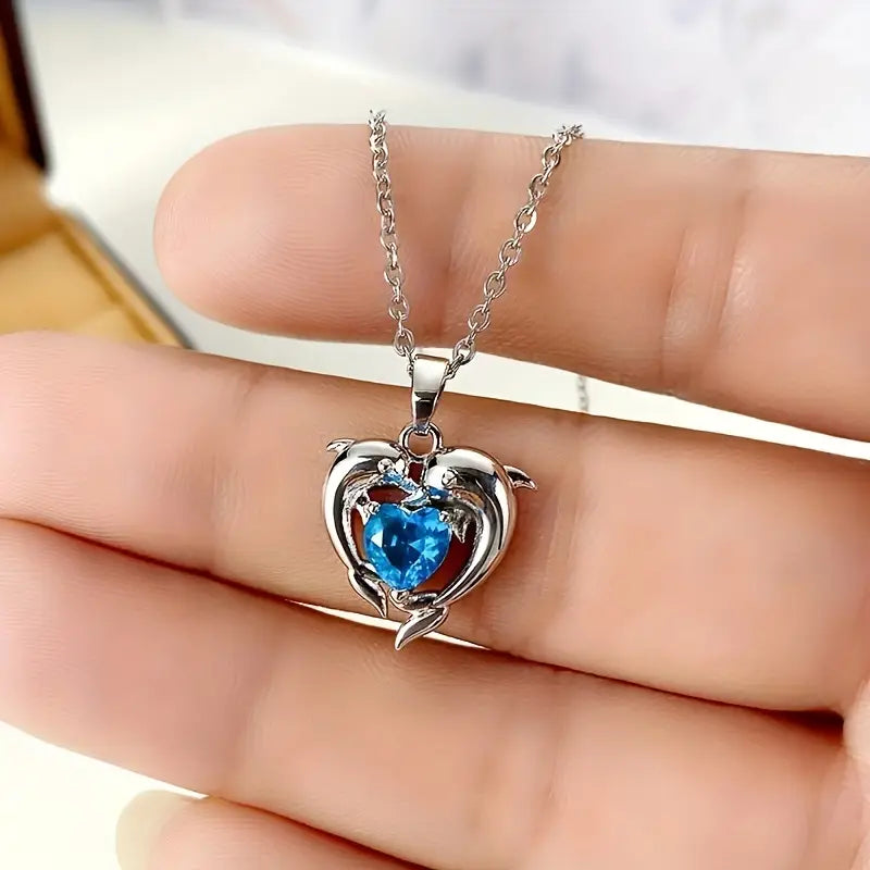 Aurelle | Twin Heart Necklace