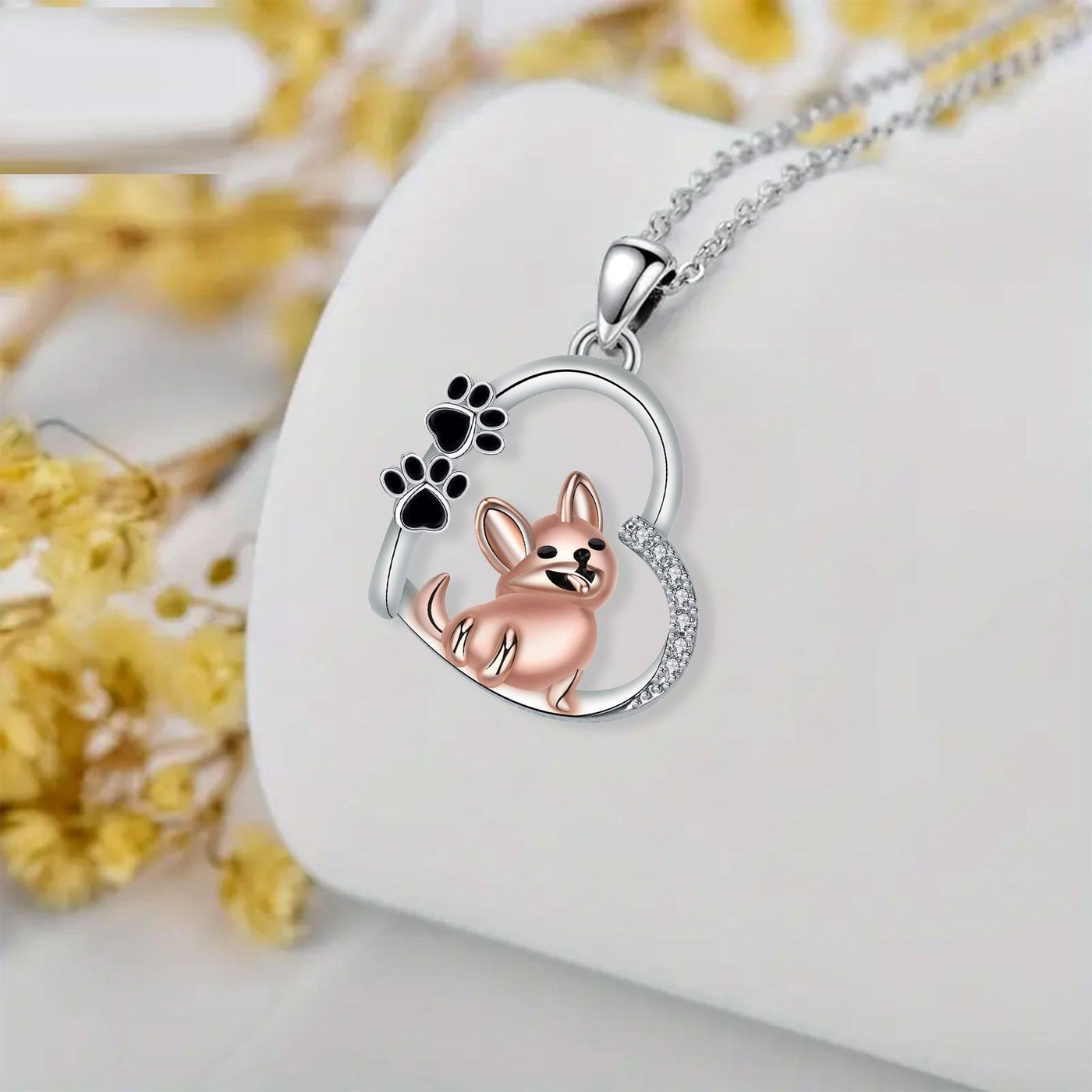 Selvianne | Heart Dog Necklace