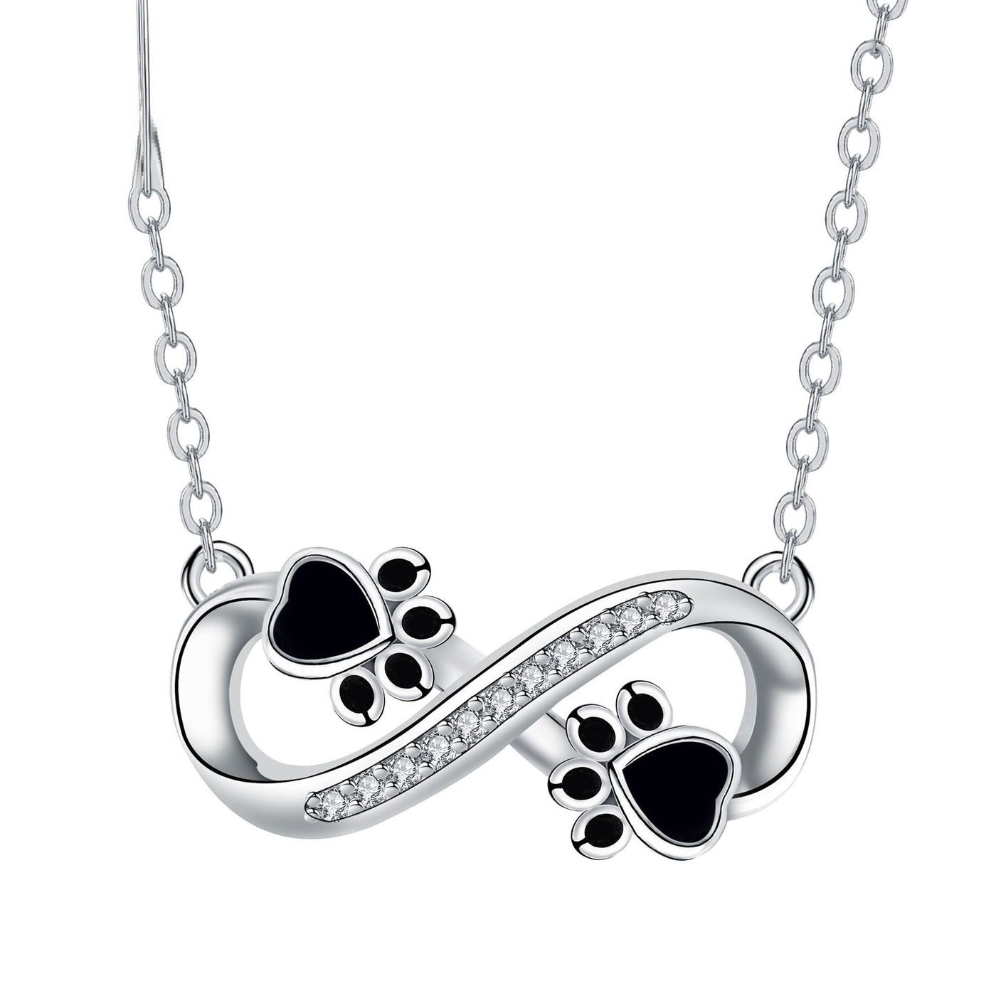 Marielle | Zircon Paw Necklace