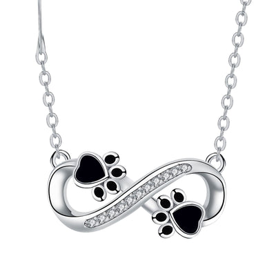 Marielle | Zircon Paw Necklace