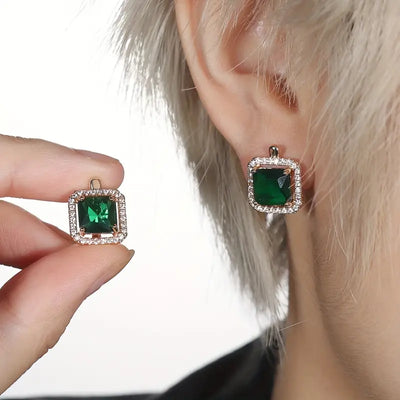 Nerelle | Golden Square Earrings