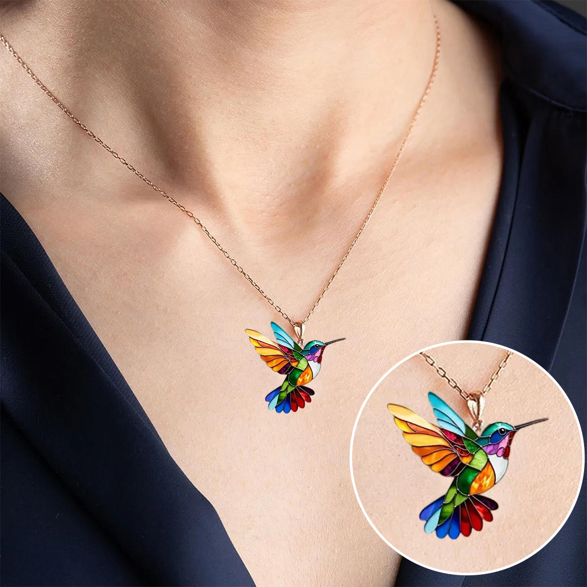 Liora | Hummingbird Necklace