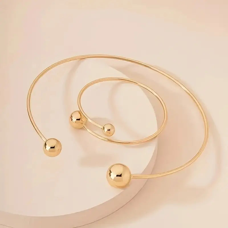Serena | Glow Cuff Set - Gold