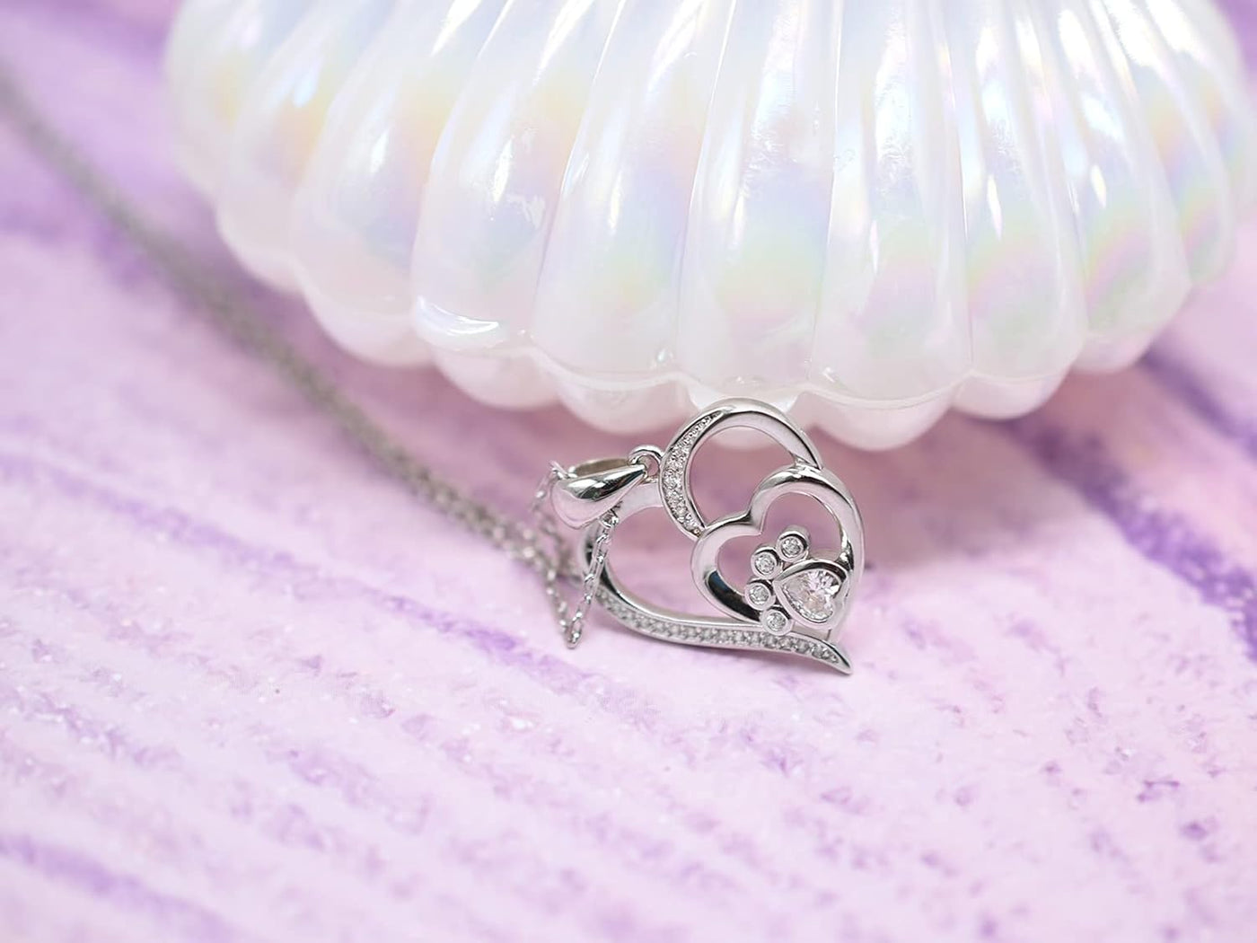 Aurielle | Paw Heart Necklace