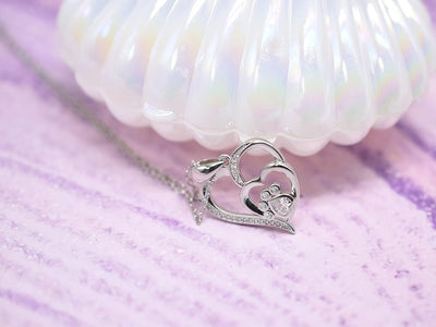 Aurielle | Paw Heart Necklace