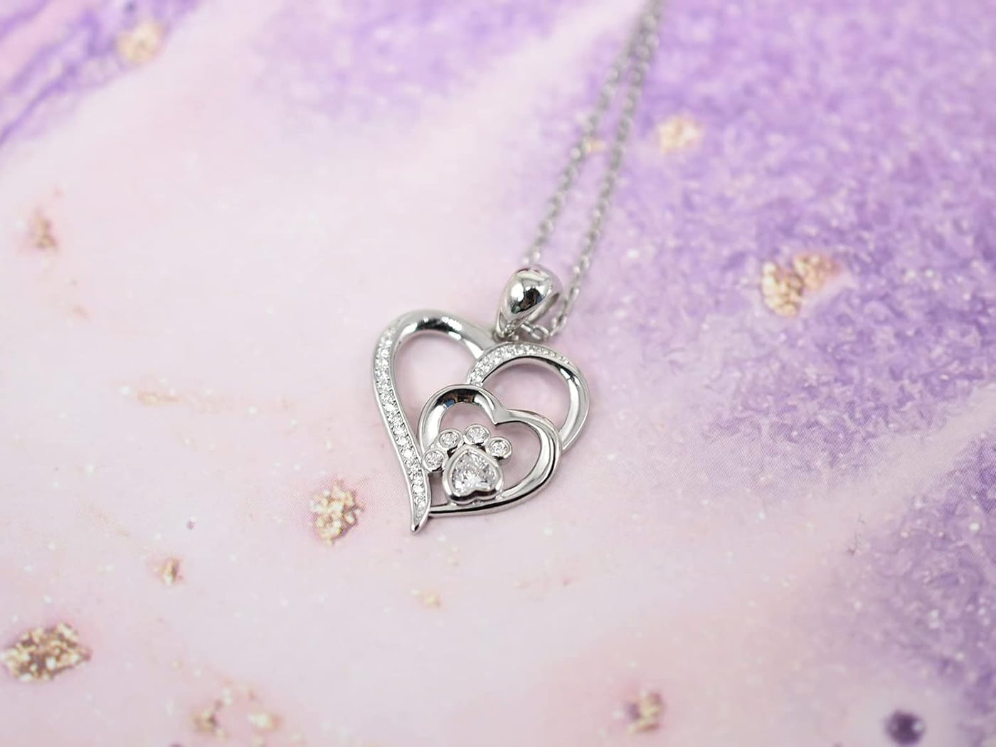 Aurielle | Paw Heart Necklace