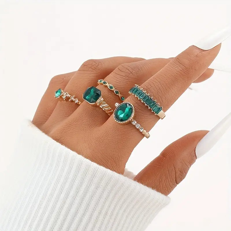Zarina | Gold Ring Set