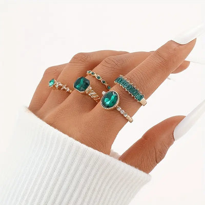 Zarina | Gold Ring Set