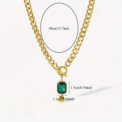 Marisse | Golden Pendant Necklace