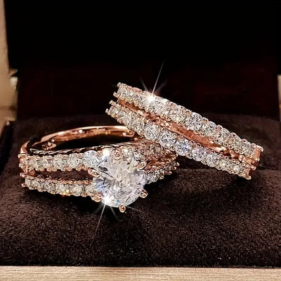Anastasia | Radiance Ring Set - Gold
