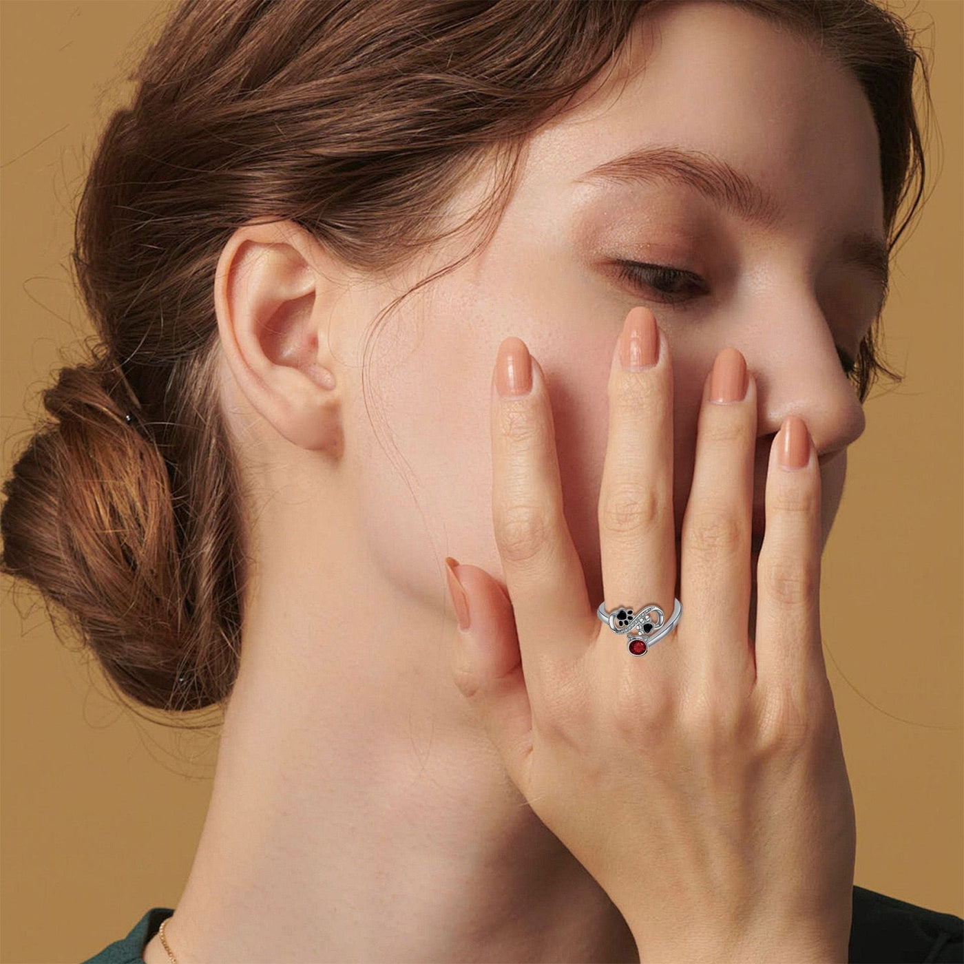 Mireille | Paw Adjustable Ring