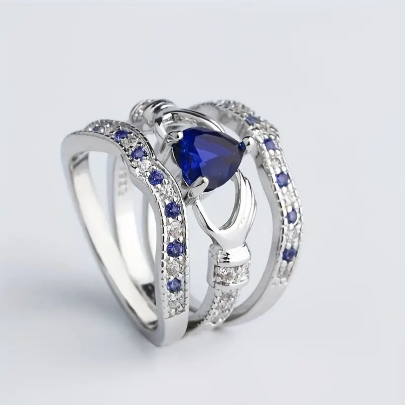 Ysolde | Lux Azura Ring Set