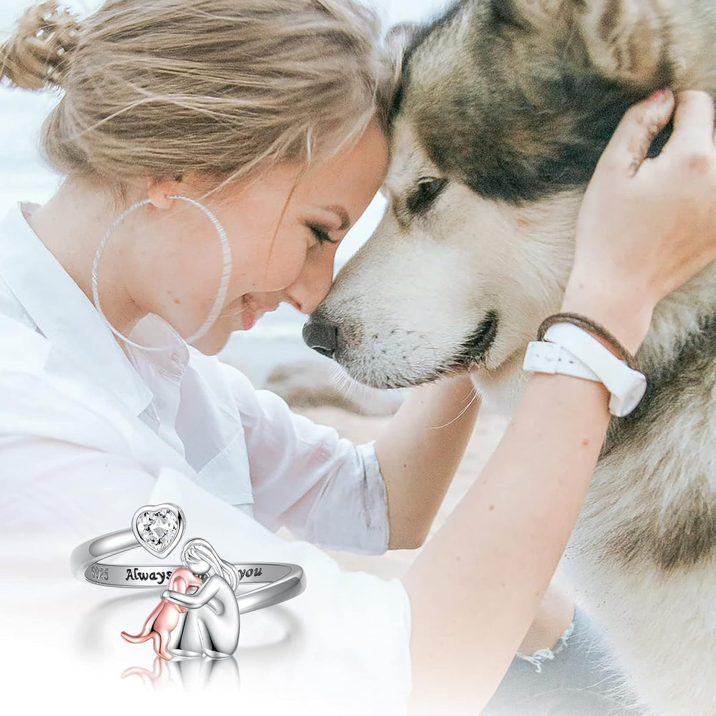Iselotte | Dog & Girl Ring