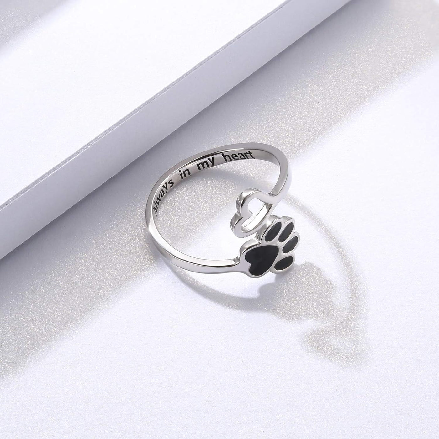Camille | Paw Heart Ring