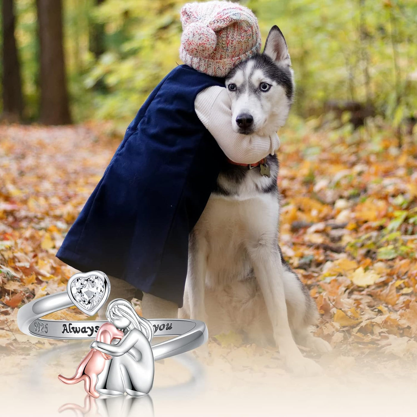 Iselotte | Dog & Girl Ring