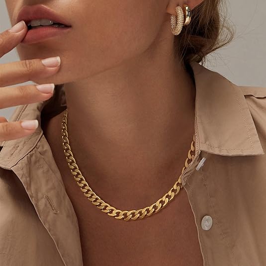 Seraphina | Cuban Link Necklace - Gold