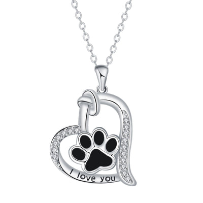 Lunaria | Paw Print Pendant