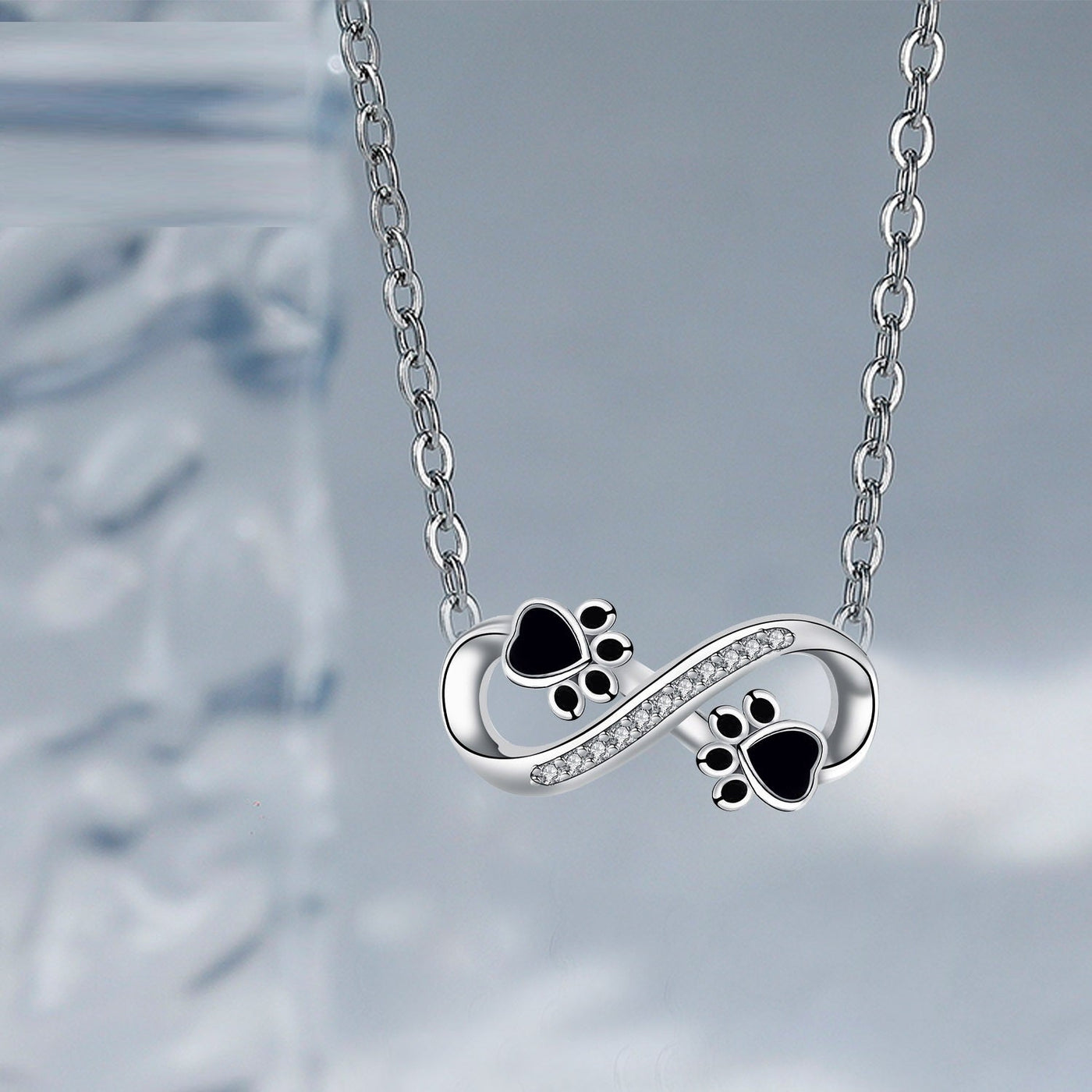 Marielle | Zircon Paw Necklace
