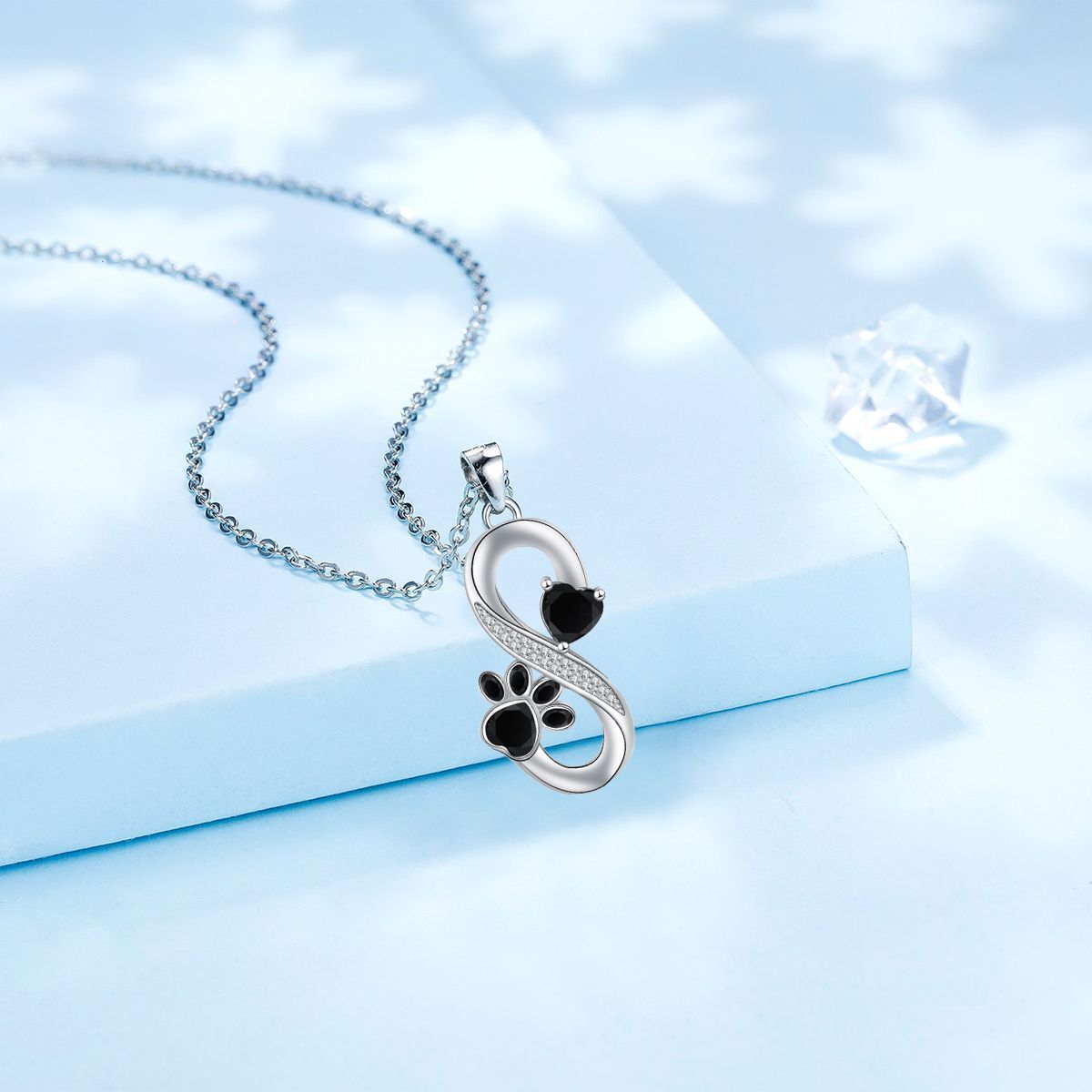 Felora | Infinity Paw Necklace