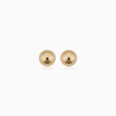 Helia | Ball Gold Studs - Gold