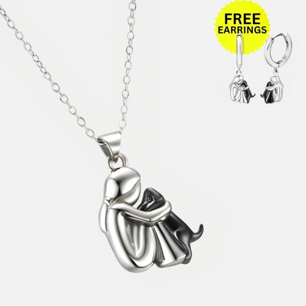 Marisse | Silver Mom Necklace Set