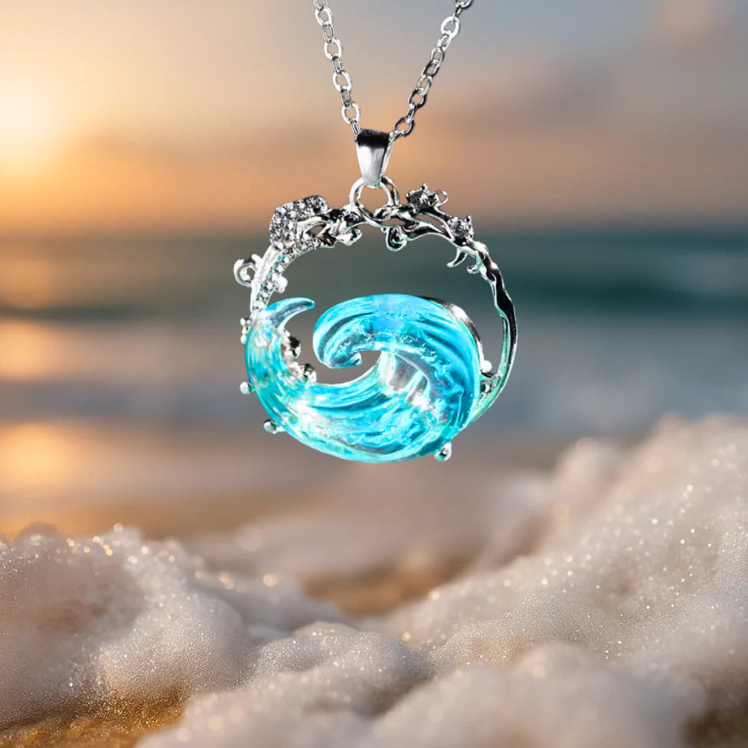 Ocean's Oath - Golden Necklace