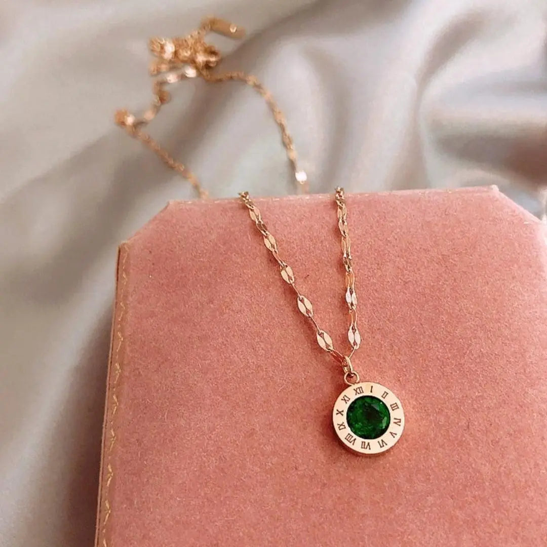 Clarion | Golden Timepiece Necklace