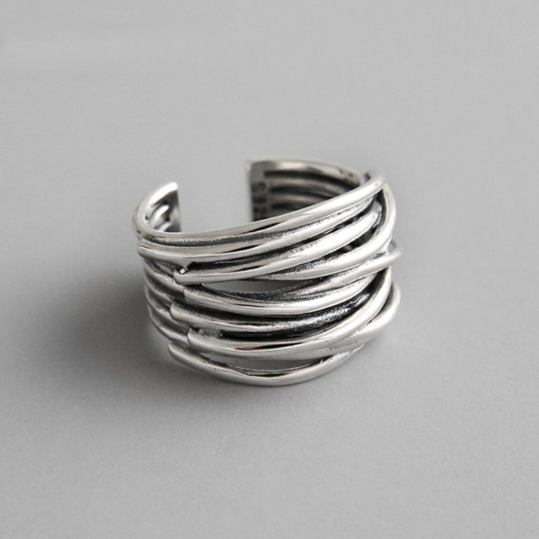 Arlisse | Layered Silver Ring