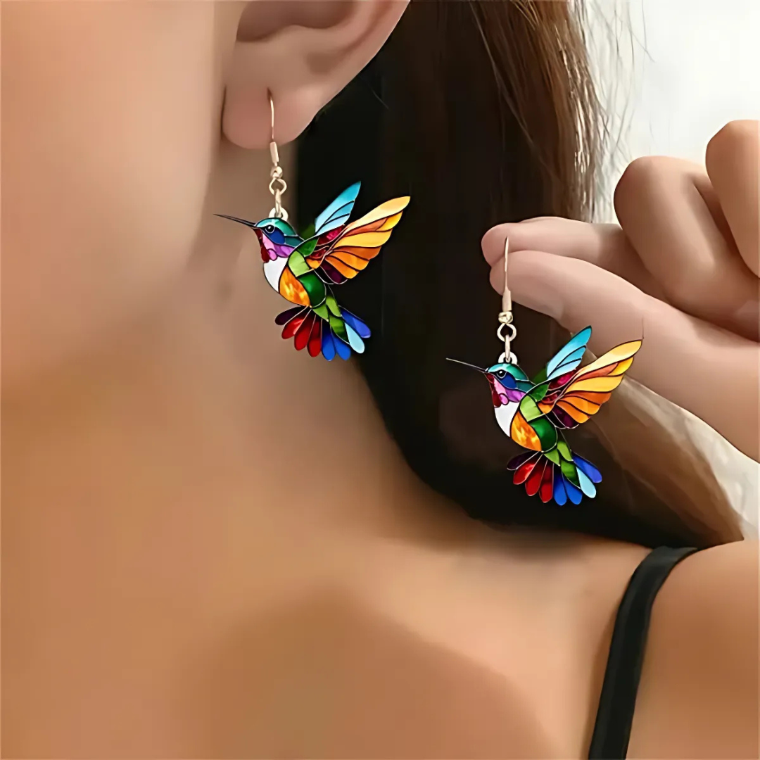 Isolde | Hummingbird Earrings Set