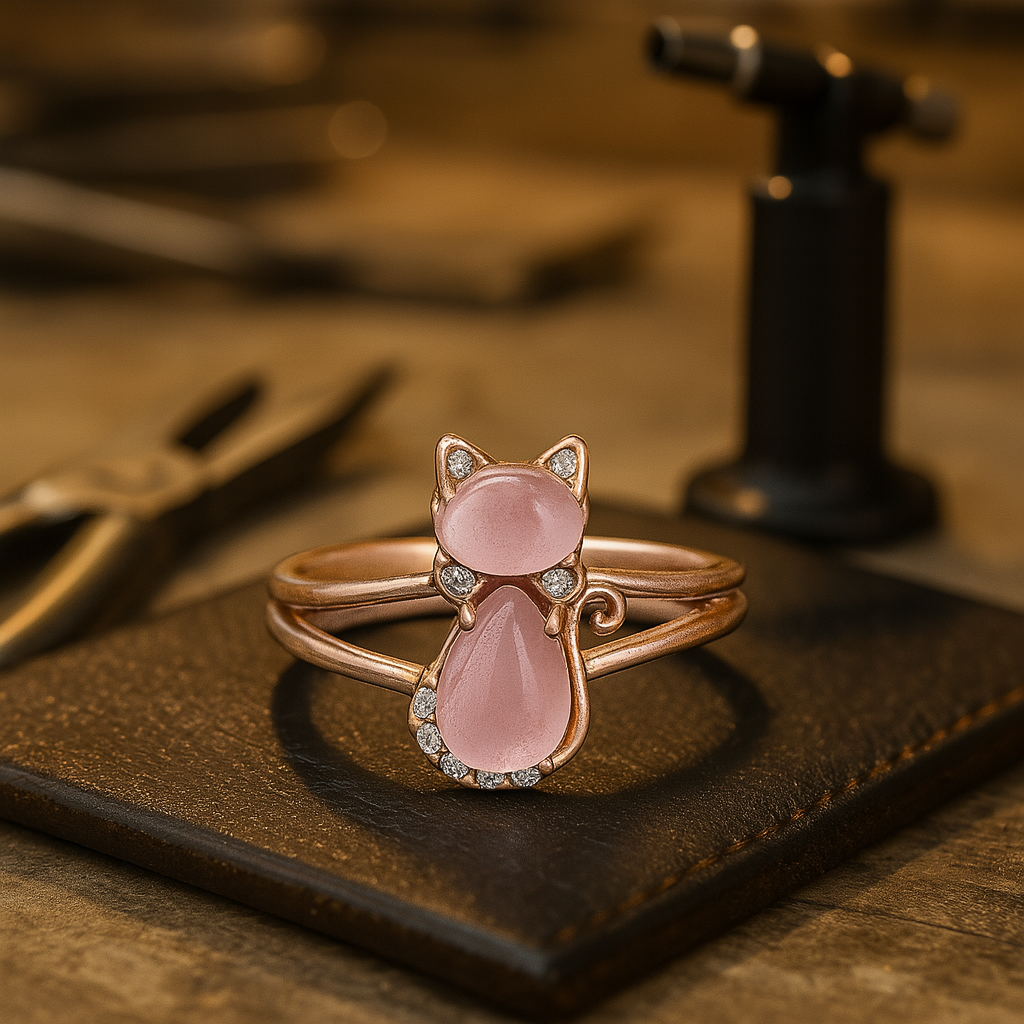 Ysolde | Cat Rose Ring