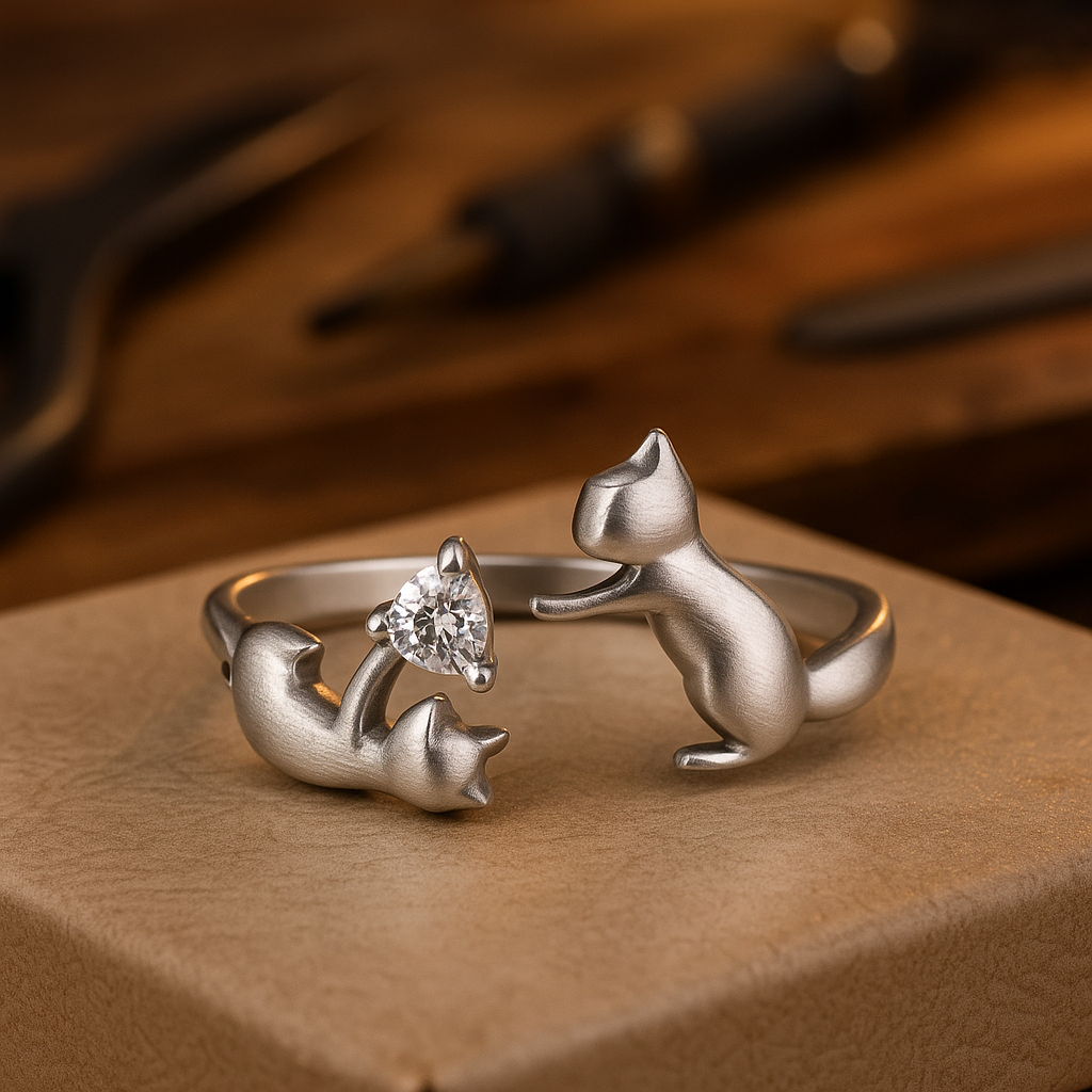 Odessa | Cat Sparkle Ring
